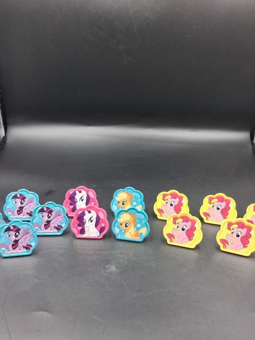 13 Random NEW DecoPac 2017 My Little Pony Hasbro Rings Cake Cupcake Toppers